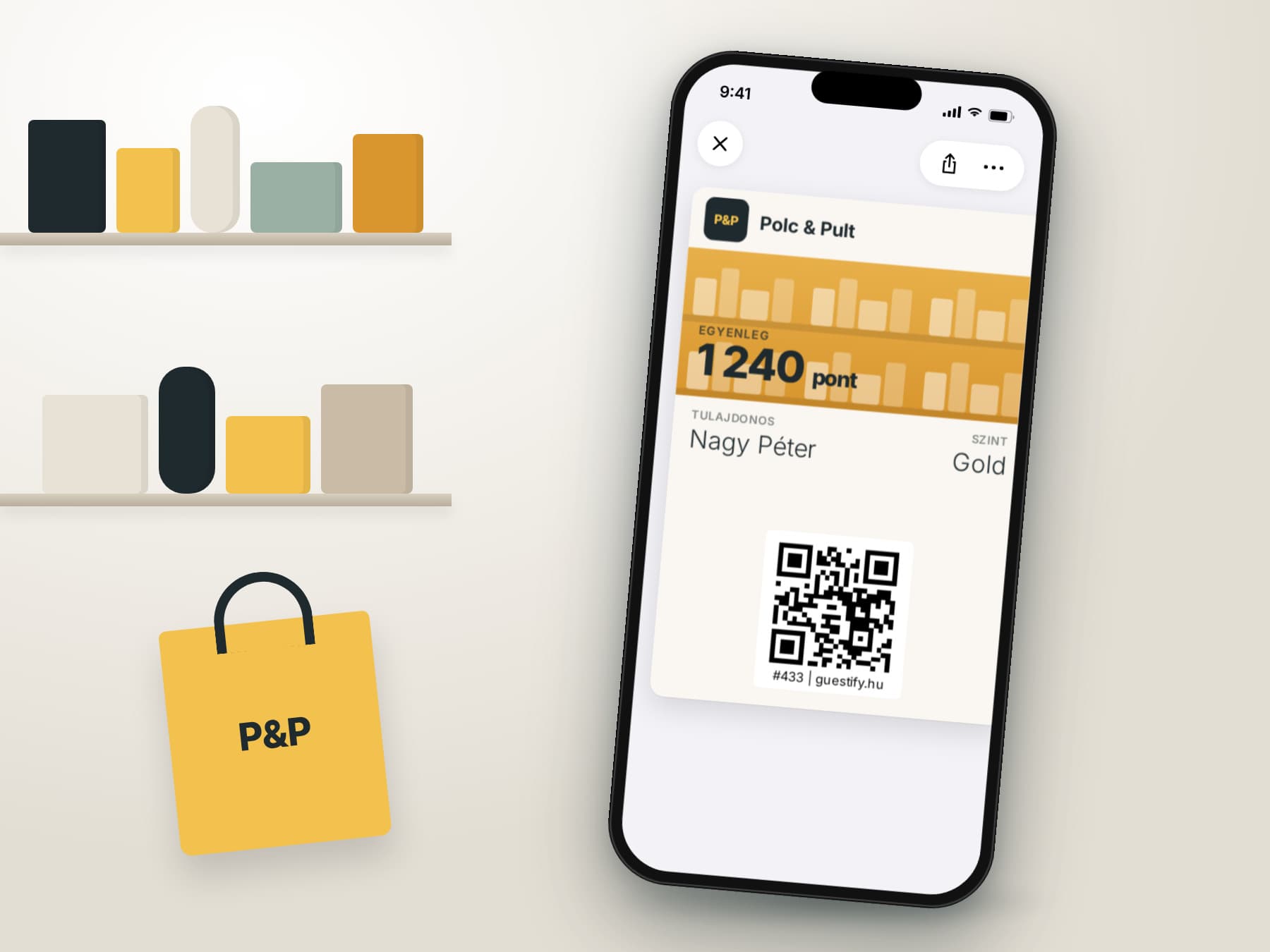 Bolt hűségkártya — Wallet
